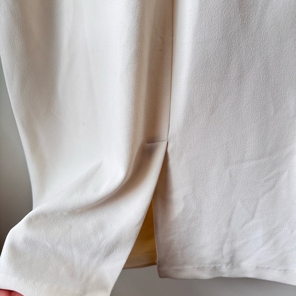 Express White Midi Dress | Cap Sleeves | Modern Chic | NWT Size M - Picture 7 of 11